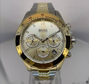 2024 NEW HUGO BOSS NOVIA 1502618 STAINLESS STEEL TWO TONE GOLD WOMEN'S WATCH - Picture 1 of 10
