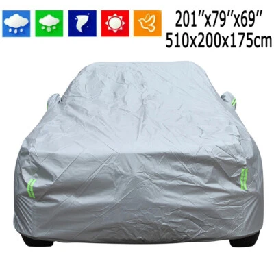 17-футовый универсальный водонепроницаемый автомобильный чехол для любой погоды защита от снега льда ультрафиолета - Изображение 1 из 4