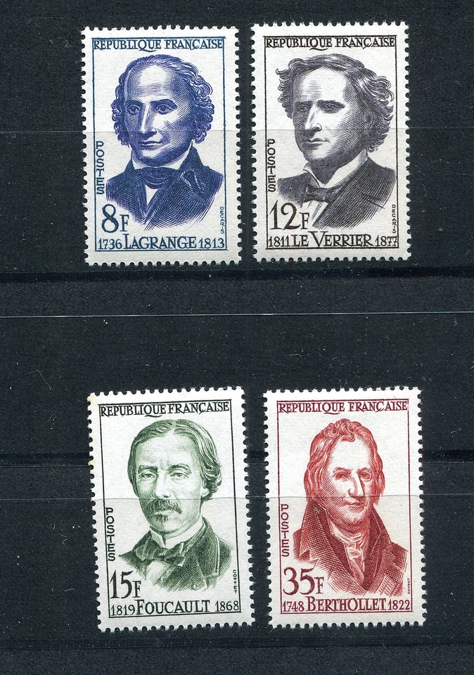 FRANCE 1958 869-872 FRENCH PERSONALITIES PERFECT MNH  - Image 1 of 1