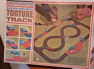 Ideal MOTORIFIC Alcan Highway Torture Track Incomplete NO CARS~Vintage Slot Car - Picture 1 of 8