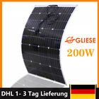 200 Watt Solarmodul 12 Volt Monokristallin Solarpanel Solarzelle Photovoltaik PV