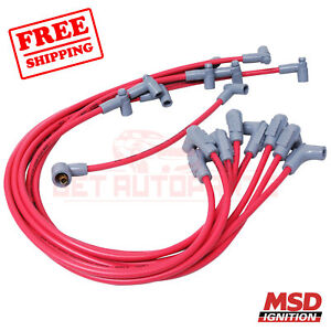 MSD Spark Plug Wire Set fits GMC C25 Suburban 1975-78