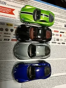 HOT WHEELS 4 SET ALFA ROMEO 8C Competizione Blue Green Gray Black LOOSE New - Picture 1 of 5