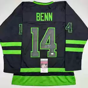 Autographed/Signed Jamie Benn Dallas Black Hockey Jersey JSA COA - Picture 1 of 4