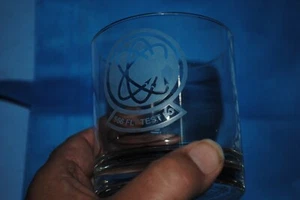 586 Flight Test Squadron Holloman AFB NM Etched Whiskey Drinking Glass - Picture 1 of 5