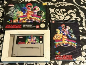 Power Rangers  for SNES; VERY RARE - Good Condition- PAL region - Picture 1 of 15