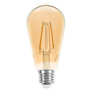 LED Rustika Filament Edison ST64 Lampe 2W E27 gold 180lm extra warmweiß 2200K