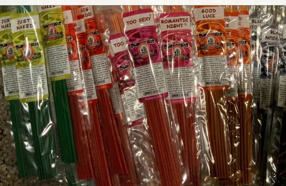 Ambientador de fragancia para el hogar de incienso sumergido a mano Blunteffects 12 barras por paquete 11" Foto 1 de 1