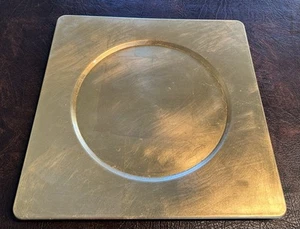 Gold Charger Plates Set of 6 - Picture 1 of 2