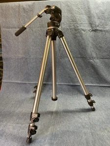 Bogen Professional 3126 Head Made In Italy Tripod Adjustable - Picture 1 of 4
