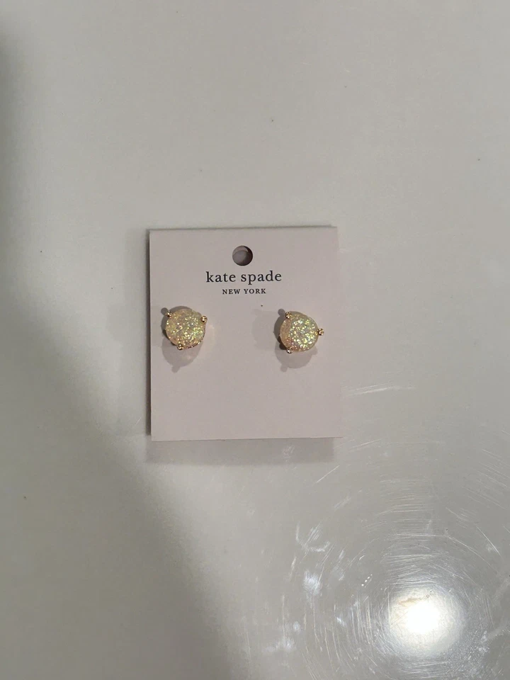 Kate Spade New York Rise & Shine Glitter Stud Earrings – Sparkly  Glam - Image 1 of 2