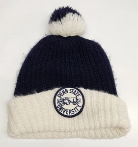 De colección Años 80 PSU Penn State Nittany Lions Gorro Tejido Pom Invierno Sombrero - Imagen 1 de 9
