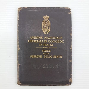 RARO Libretto originale di viaggio concesso dall’U.N.U.C.I. a Ugo Gobbato - Picture 1 of 5