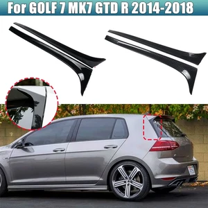 2X Nuevo alerón de ventana trasera alerón lateral para VW Golf 7 7.5 MK7 MK7.5 2014-2018 - Imagen 1 de 6