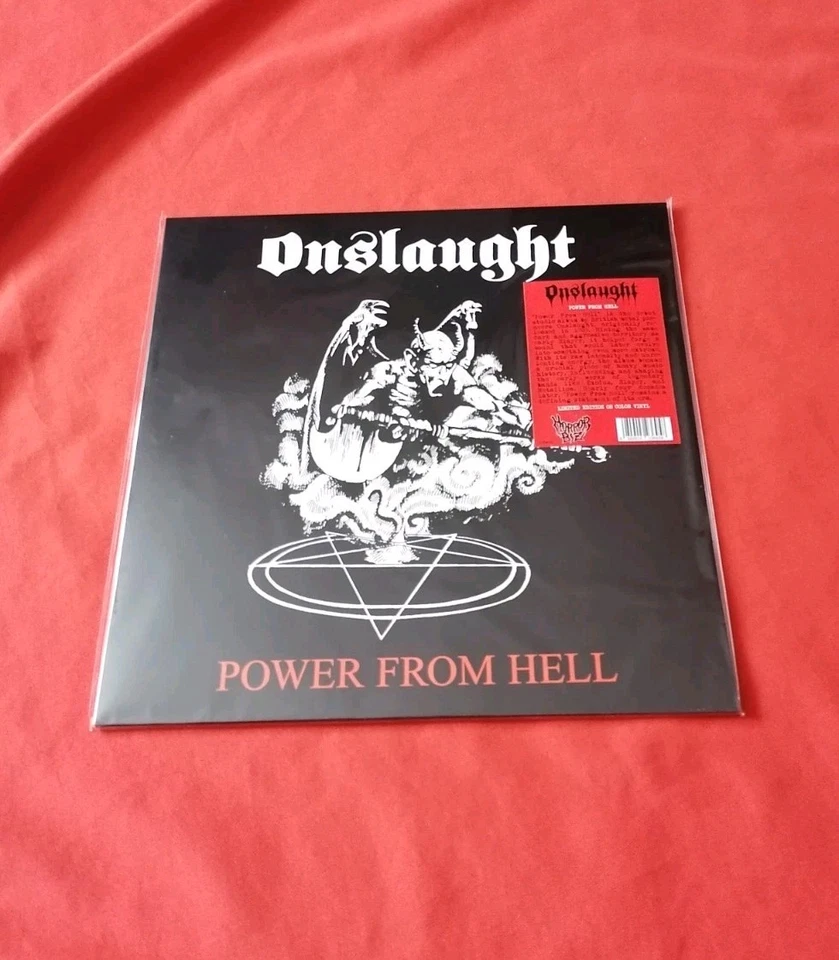 ONSLAUGHT - Power From Hell - ltd. red Vinyl LP - Reissue - NEU - Bild 1 von 1