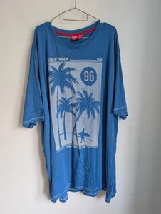 D555 Blue Call Of The Ocean Short Sleeve T-shirt Size 5XL (T3) - Picture 1 of 9
