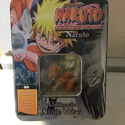 BANDAI NARUTO TCG ULTIMATE NINJA WAY "NARUTO TIN" (6 POTENCIADORES) SELLADO DE FÁBRICA Foto 1 de 2
