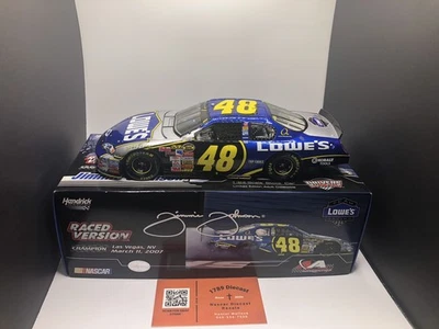 РЕДКАЯ* литая модель Jimmie Johnson No48 Lowe's 2007 Las Vegas Raced Win 1:24 NASCAR - Изображение 1 из 4