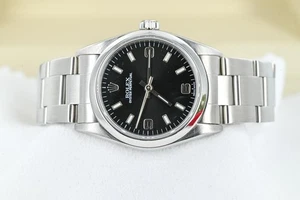 Rolex Datejust 31mm Wristwatch Ref 77080 Stainless Steel With 3 6 9 Black Dial - Picture 1 of 22