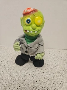 9" Animated Musical Dancing Zombie Halloween Prop Figure Monster Mash Song  - Picture 1 of 11