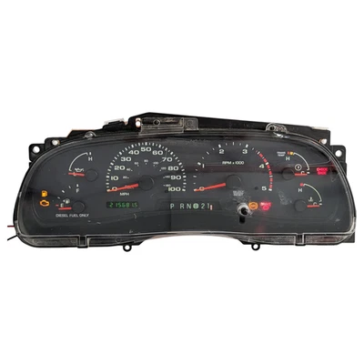 2002 2003 Ford F250 F350 F550 Diesel Speedometer Instrument Cluster MPH OEM 215K - Image 1 of 4
