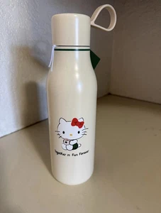 2025 Hello Kitty x Starbucks 50th holliday water bottle 20 oz new - Picture 1 of 1