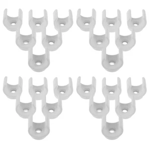  Lot de 100 colliers de serrage pour conduits, supports en U, sangles de serrage - Imagen 1 de 16