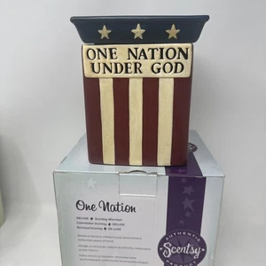Scentsy One Nation Full Size Ceramic Electric Wax Warmer - With Box - Retired CL - Picture 1 of 8