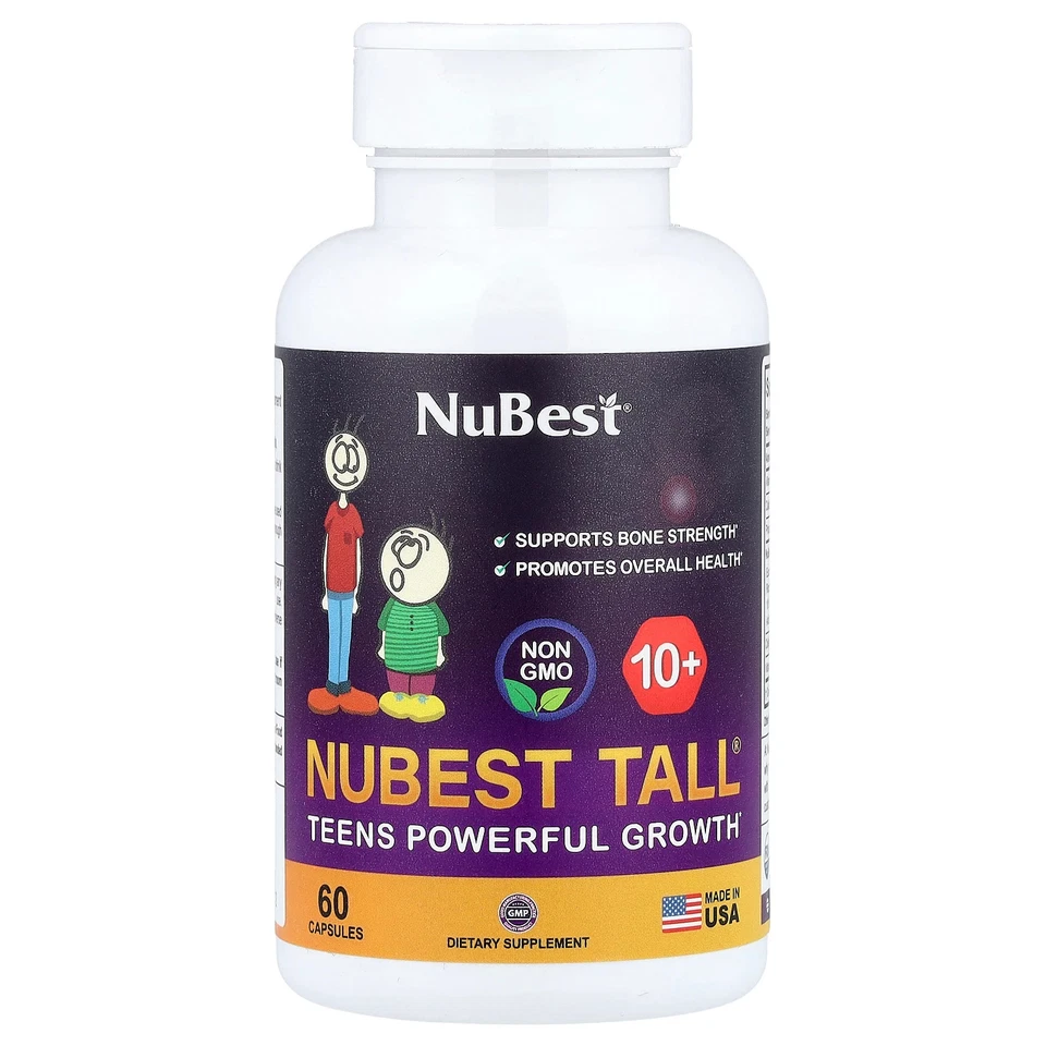 Nubest Tall 10 Height Growth Supplement for Kids