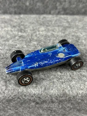 Coche diecast vintage 1969 Hot Wheels Redline Shelby turbina azul Hong Kong *leer Foto 1 de 4