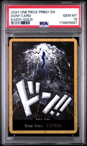 Kaido Gold ¡¡DONTE!! PSA 10 - PRB01 Premium Booster - El mejor - Juego de cartas coleccionables de una pieza - Imagen 1 de 2
