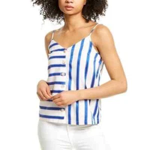 Joules Damen Carper Streifen Leinenmischung Tanktop Gr. 6 Neu mit Etikett 54,95 - Bild 1 von 13