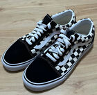 New Vans Off The Wall Old Skool Primary Check Sidestripe Sneakers Shoes Sz 9