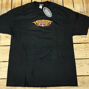 Camiseta De Colección Y2K Nueva Stock Antigua Monster Garage Negra Gráfica Para Hombre Talla XL - Imagen 1 de 6