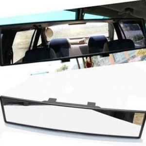 1Pc 270MM Rear View Mirror ABS HD Lens Interior Clip On Rear View Universal - Picture 1 of 11
