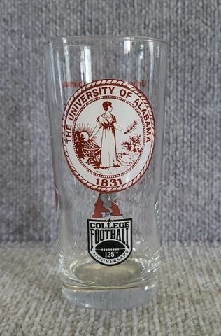 ALABAMA CRIMSON TIDE NATIONAL CHAMPIONSHIPS 1925-1992 GLASS FOOTBALL 125th RARE! Cover