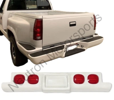 Chevy/GMC C/K 1500 1988-1998 Stepside ZR1 Corvette Roll Pan fibra de vidrio con lente Foto 1 de 2