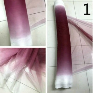 Beads Mesh Fabric Tulle Gradient Sheer Cloth for Dress DIY Sewing Craft New - Picture 1 of 24