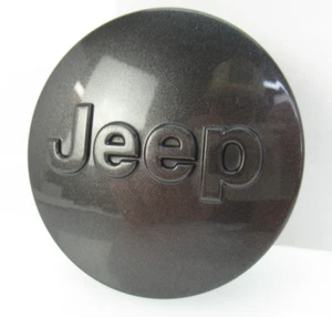 JEEP GRAND CHEROKEE WRANGLER *OEM* WHEEL CENTER CAP DARK CHARCOAL GLOSS 06-24 * - Picture 1 of 7