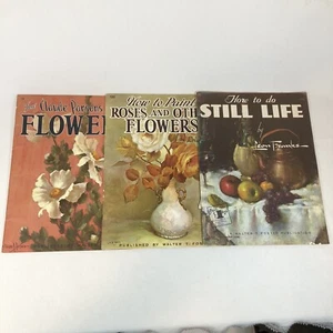 Lot of 3 Vintage Art Painting Books Walter T. Foster,  Numbers 75, 130, 52 - Picture 1 of 12