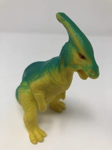 VTG 1988 Playskool Definitely Dinosaurs Parasaurolophus w/Moving Head  4.5" VGUC - Picture 1 of 1