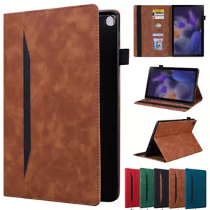 Für Samsung Galaxy Tab A9 Plus Tablethülle klappbares Leder Wallet Ständercover - Bild 1 von 59