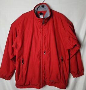 Patagonia Men L Red Full Zip Fleece Lined Jacket 