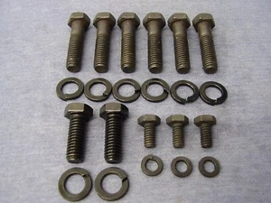 Ford Kent Crossflow H/T Self-Colour BLACK Bellhousing/Starter Motor Bolts (11) - Picture 1 of 4