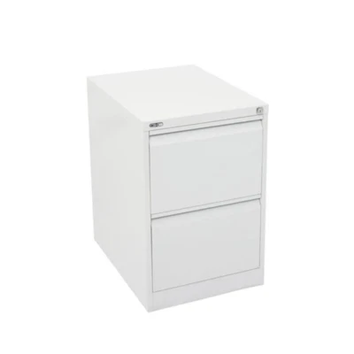 Move Heavy Duty Drawer Filing Cabinet Assembled White Satin - image 1 of 3
