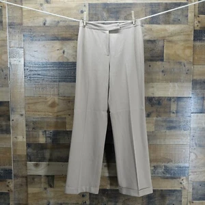 Casual Corner Dress Pants Size 8 Stretch - Beige or Tan - Cuffed Pant Leg - Picture 1 of 12