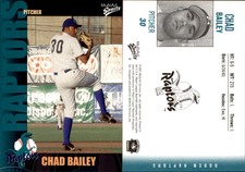 Chad Bailey 2003 MultiAd Ogden Raptors #3 Card *AutographDen*