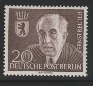 Deutschland 1954 Sc # 9N 104 Bürgermeister von Berlin postfrisch OG - Bild 1 von 1