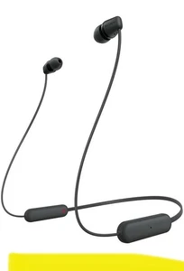Sony WI-C100 Auriculares Inalámbricos Intrauditivos Bluetooth con Micrófono Incorporado, Negros - Imagen 1 de 16