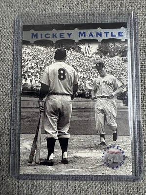 Topps Stadium Club 1996 - Mickey Mantle Mickey Mantle, Yogi Berra #MM5 Foto 1 de 2